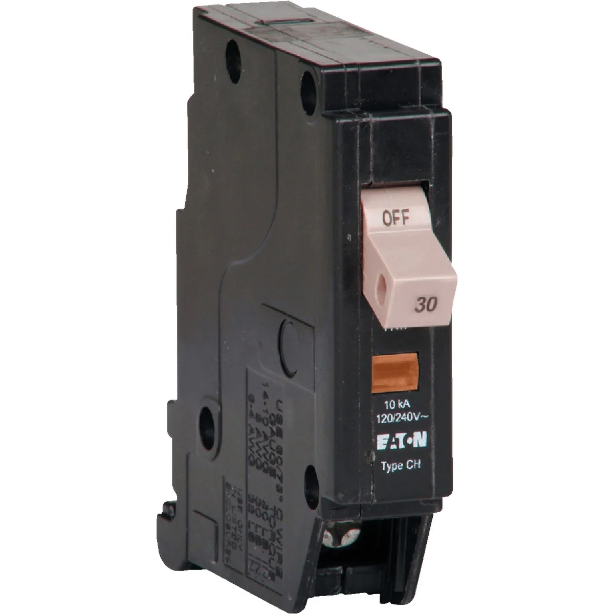 Powerful Eaton CHF 30A Single-Pole Standard Trip Circuit Breaker Contemporary