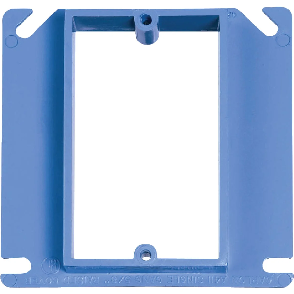 Solid Carlon Gang Type 4 In. x 4 In. Square Raised Cover Authentic