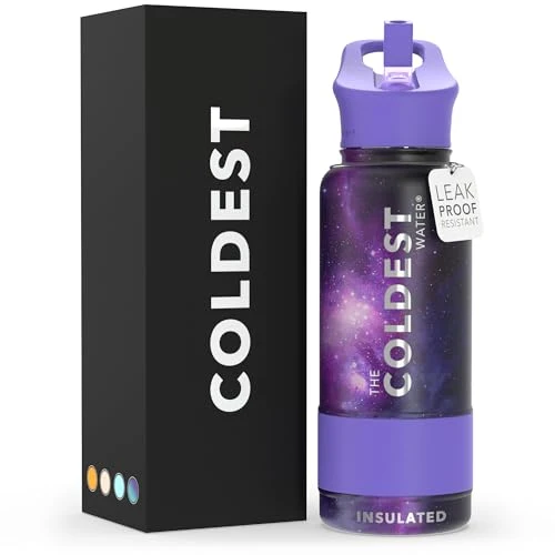 Elegant Coldest Insulated Water Bottle with Straw Lid Refined