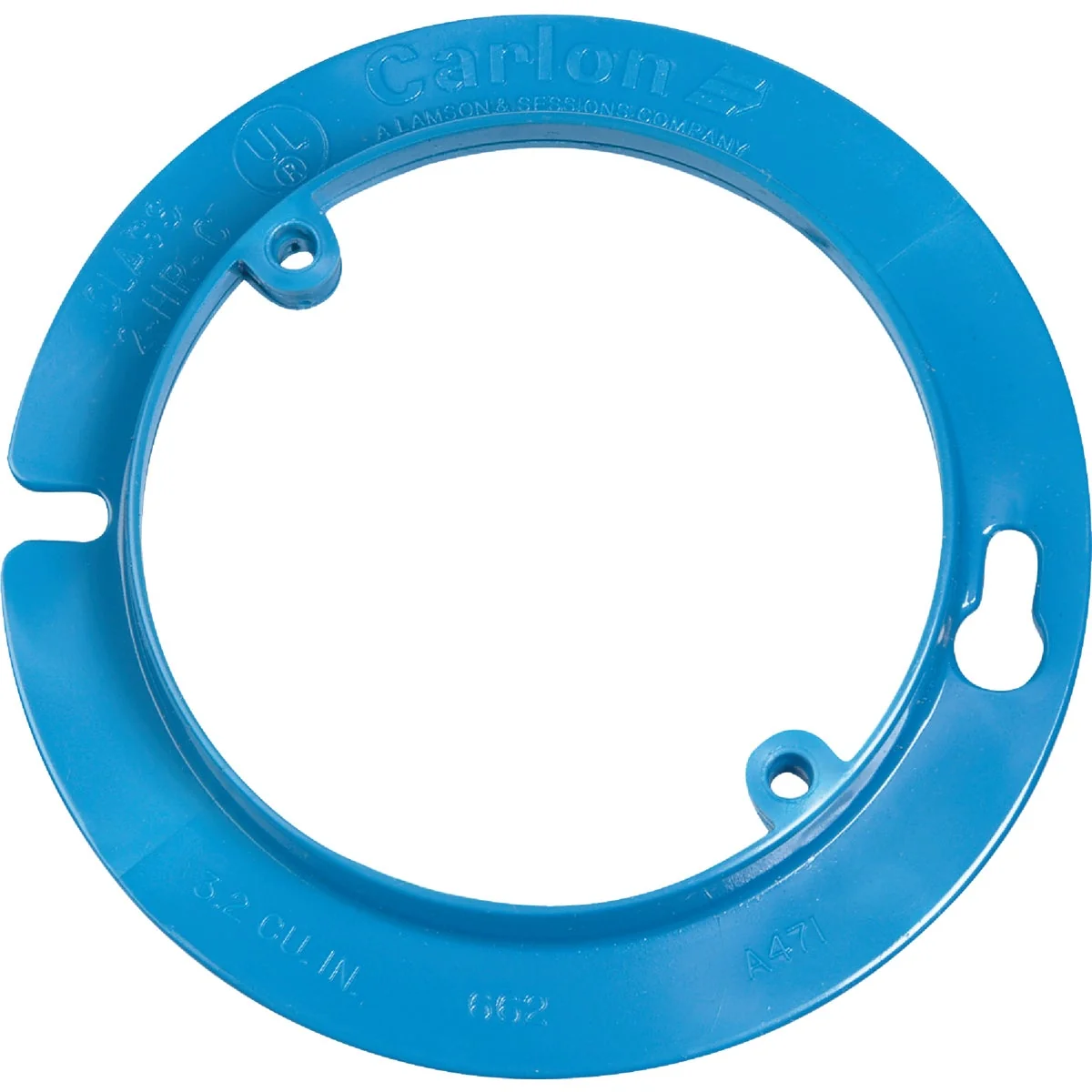 High-Performance Carlon 1 2 In. x 4 In. Open Round PVC Raised Cover Casual