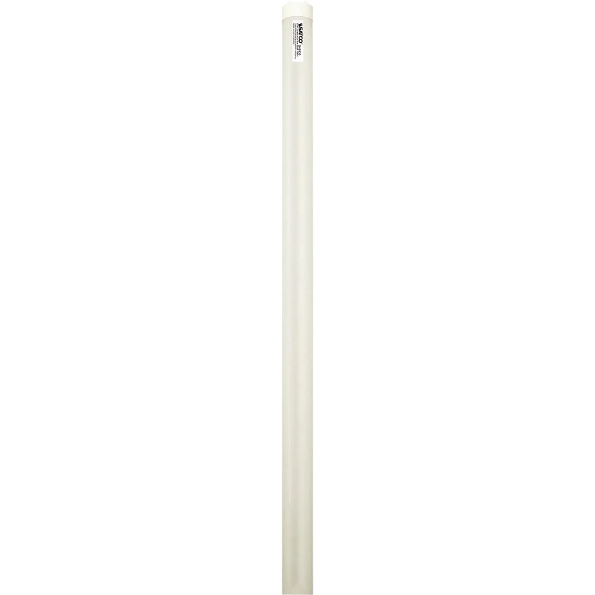 Solid Satco 32W Equivalent 48 In. Neutral White T8 Medium Bi-Pin LED Tube Light Bulb Recyclable