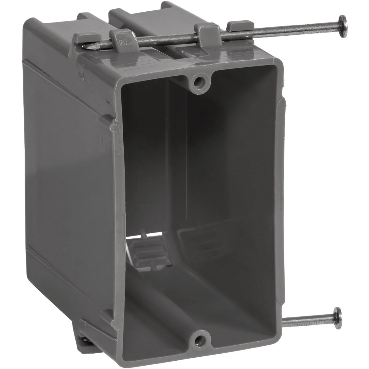 Long-Lasting Gardner Bender 1-Gang PVC New Work Wall Electrical Box 20 Cu. In. Innovative