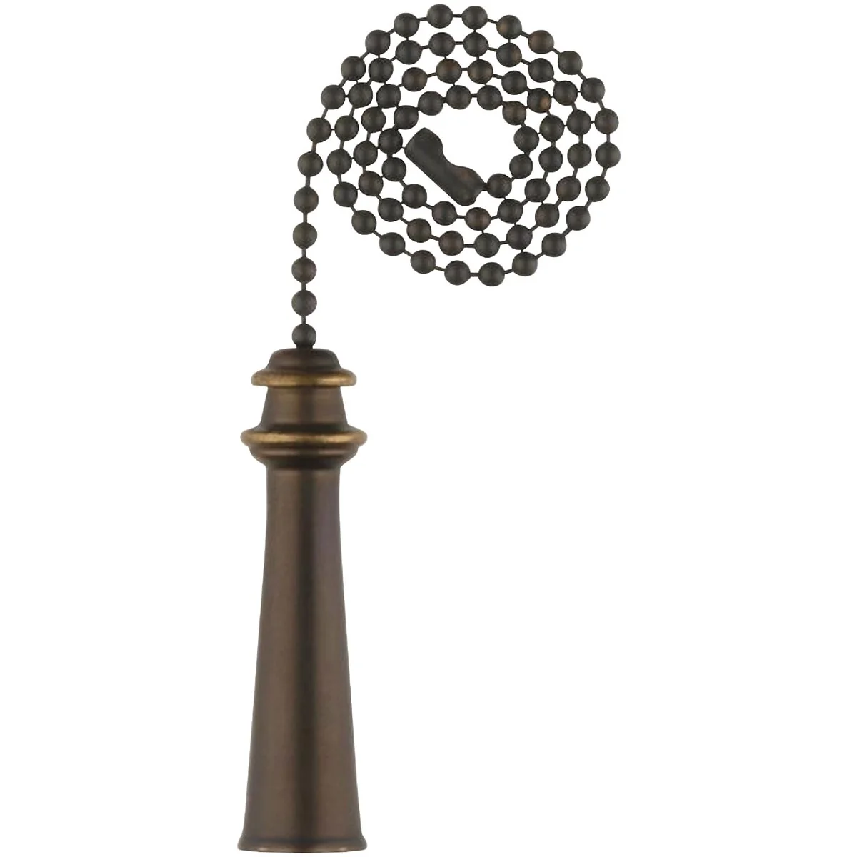 Responsible Westinghouse 12 In. Oil Rubbed Bronze Pull Chain with Trophy Ornament Recyclable