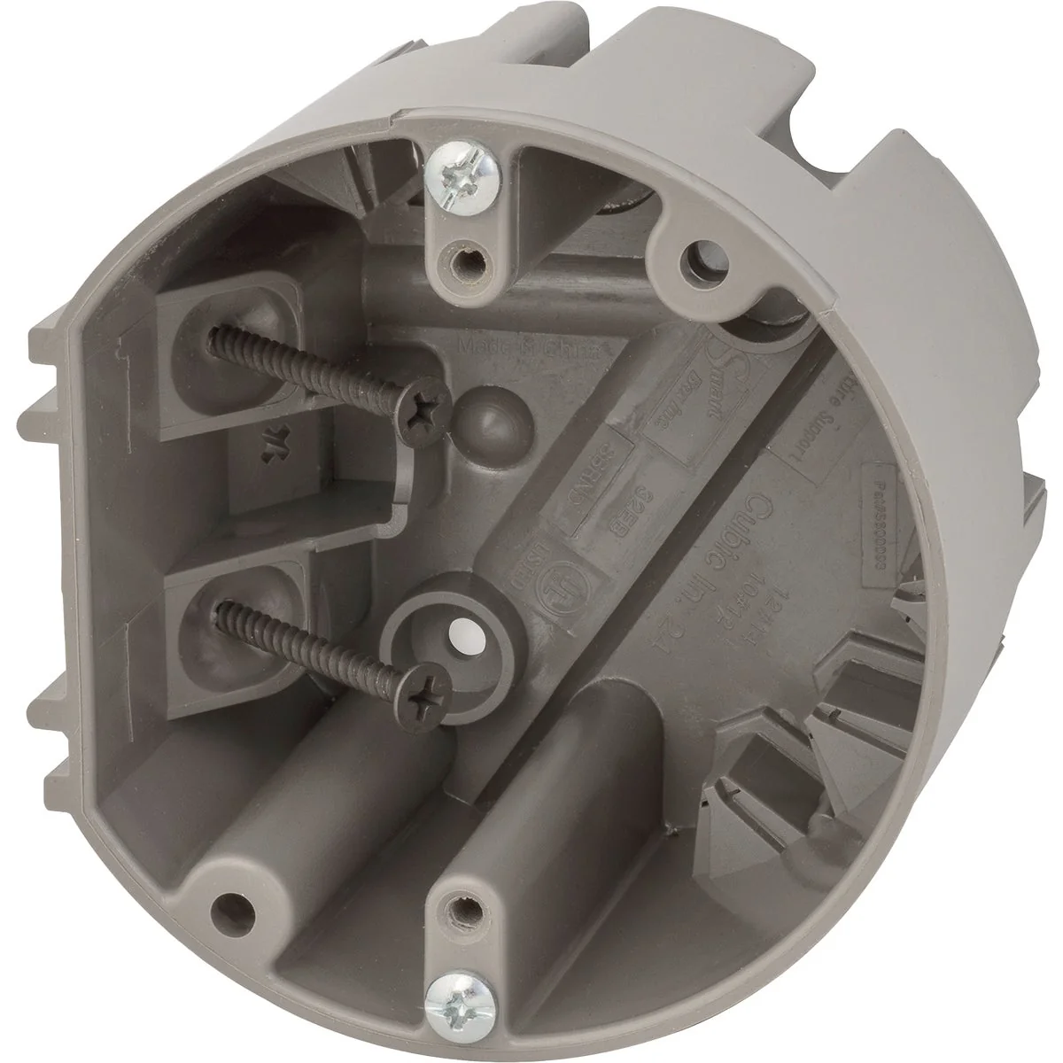 Flexible Madison Electric Smart Box 50 Lb. Rating Screw On PVC Molded Ceiling Box Original Design