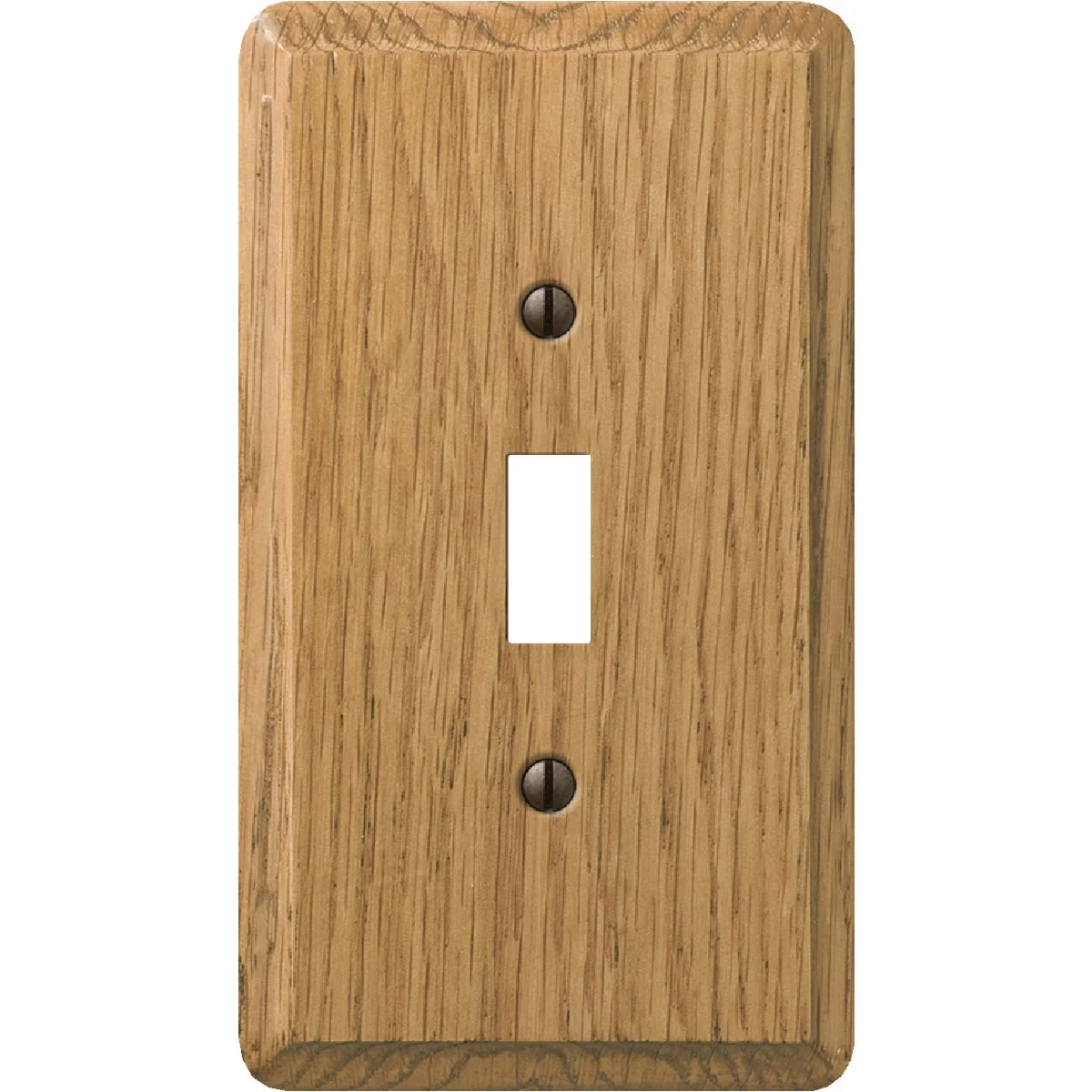 Flexible Amerelle 1-Gang Solid Oak Toggle Switch Wall Plate Light Oak Classic