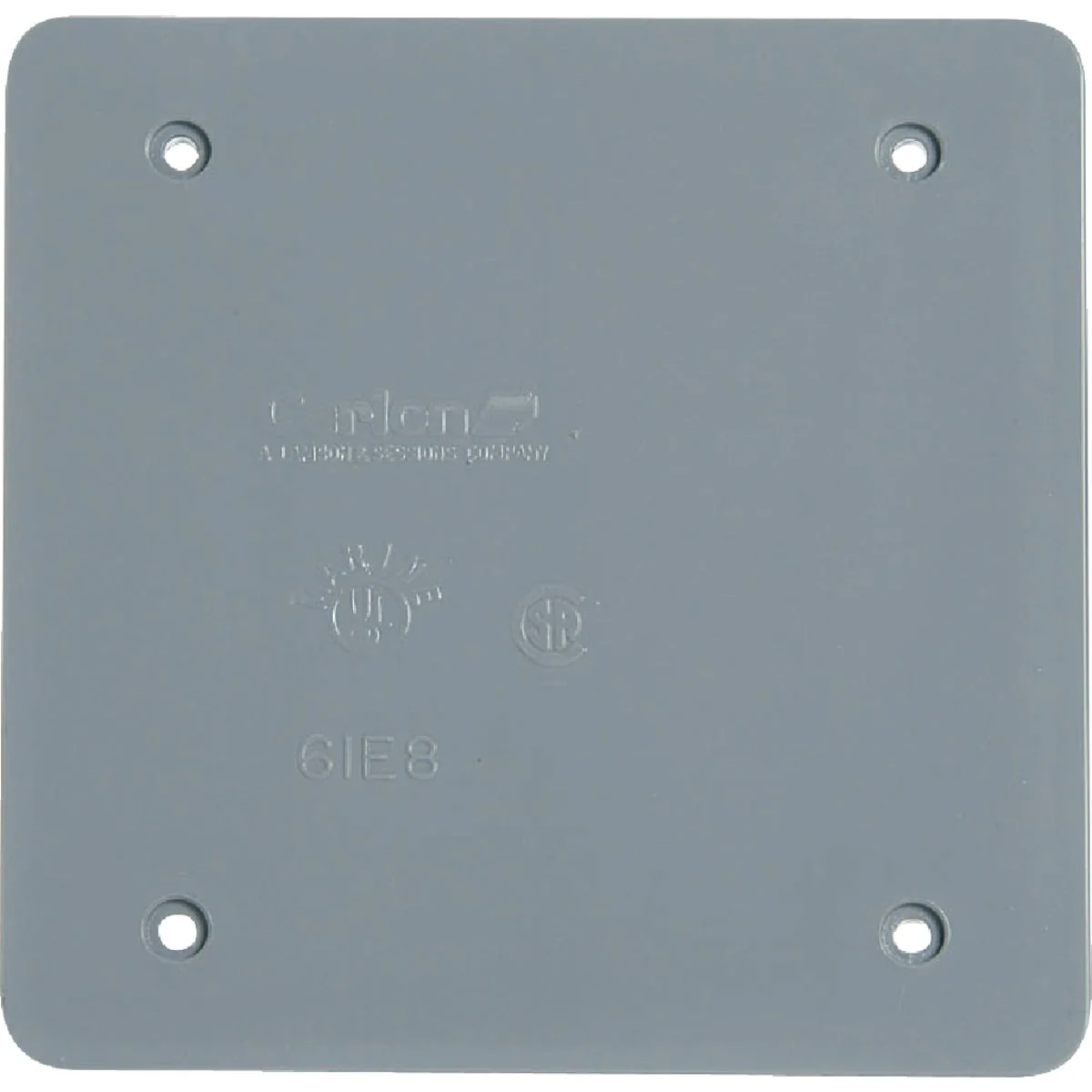 Detailed Carlon 2-Gang Blank 4 In. x 4 In. Square Blank Cover Enhanced