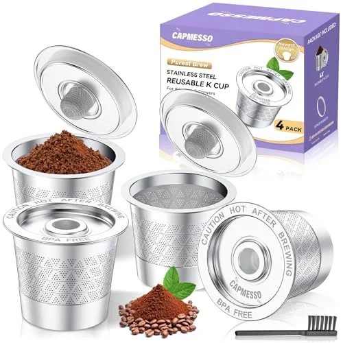 Long-Lasting Reusable K Cups for Keurig 1.0 4 Count Effective