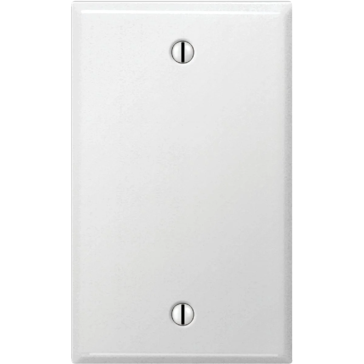 Casual Amerelle 1-Gang Standard Stamped Steel Blank Wall Plate Smooth White Advanced