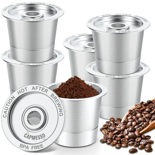 User-Friendly Reusable K Cups Coffee Pods for Keurig 1.0 6 Count Luxury