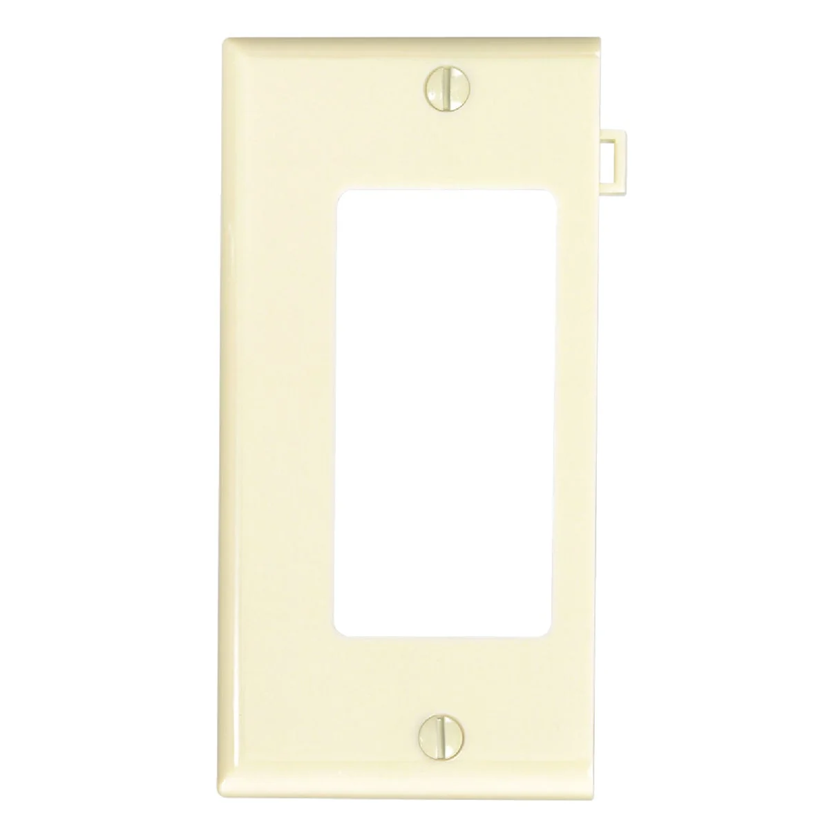 Organic Leviton 1-Gang Plastic Sectional Rocker Decorator Wall Plate End Panel Ivory Official