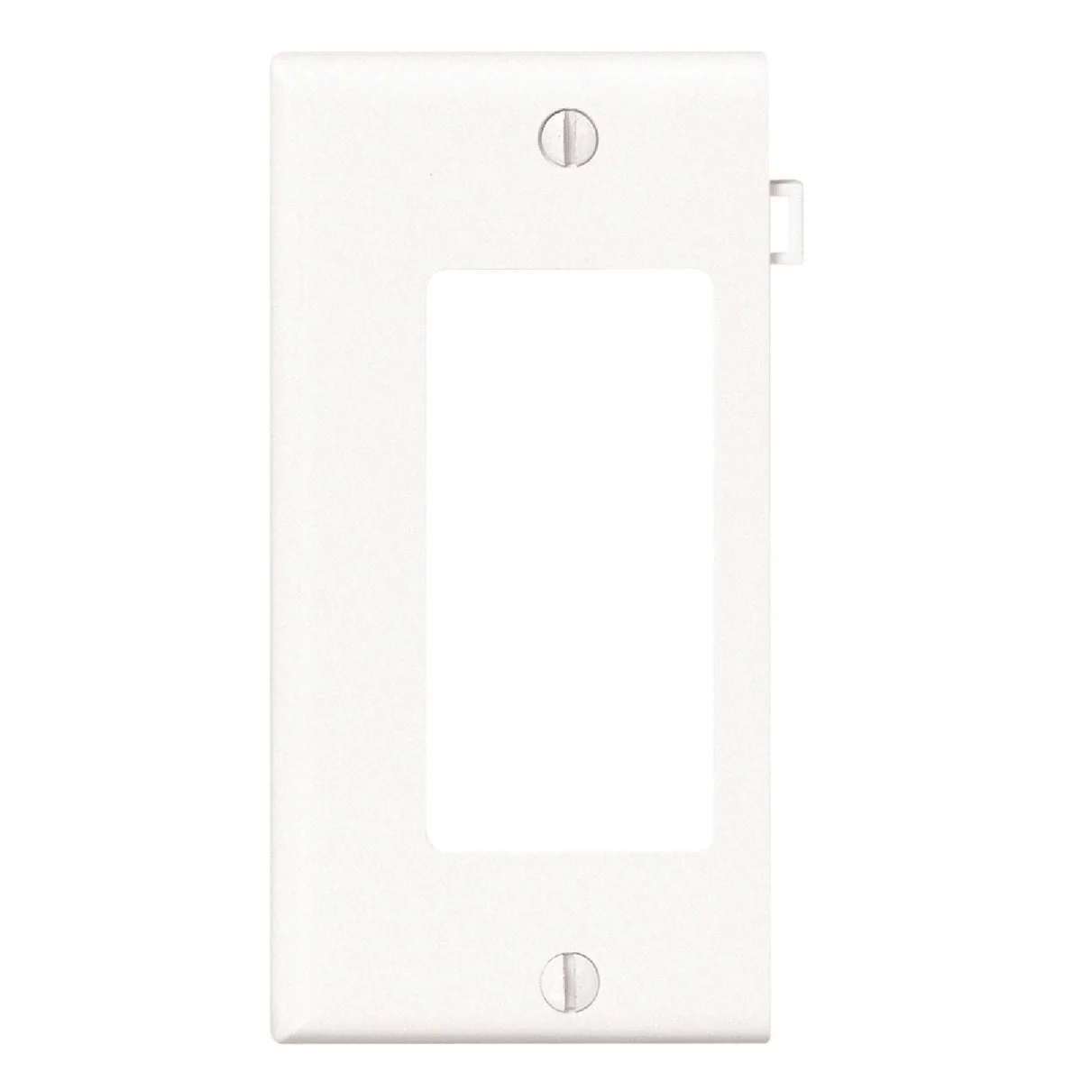 Fine Leviton 1-Gang Plastic Sectional Rocker Decorator Wall Plate End Panel White Sustainable