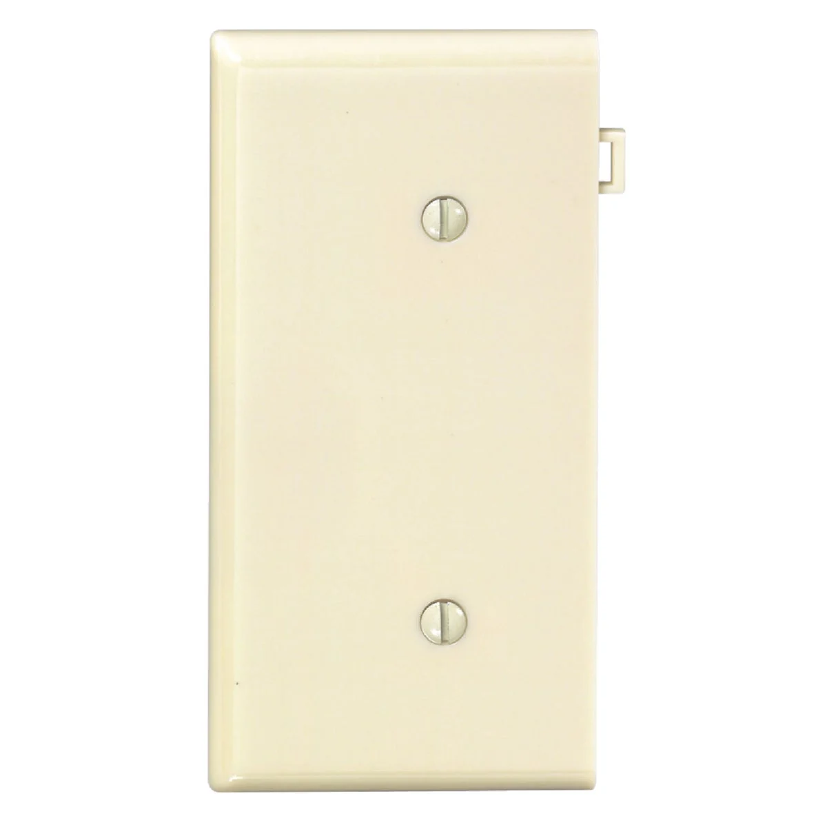 Excellent Leviton 1-Gang Standard End Nylon Blank Wall Plate Ivory Safe