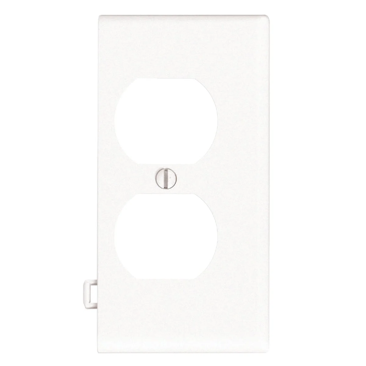 Next-Generation Leviton Duplex End Sectional 1-Gang Plastic Outlet Wall Plate White Verified