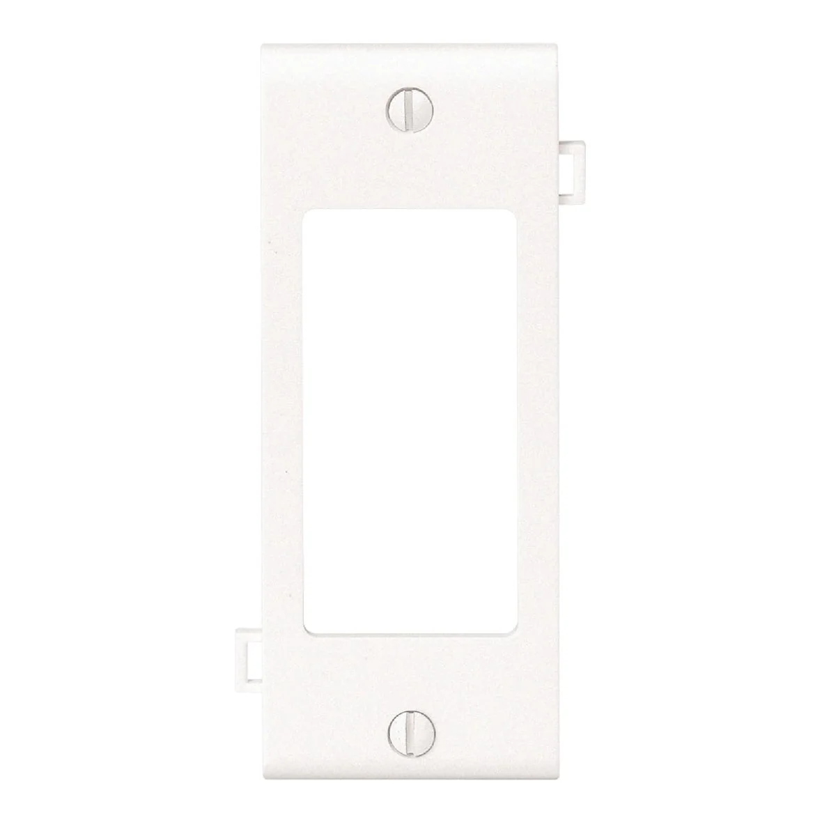 Expertly Made Leviton 1-Gang Plastic Sectional Rocker Decorator Wall Plate Center Panel White Fine