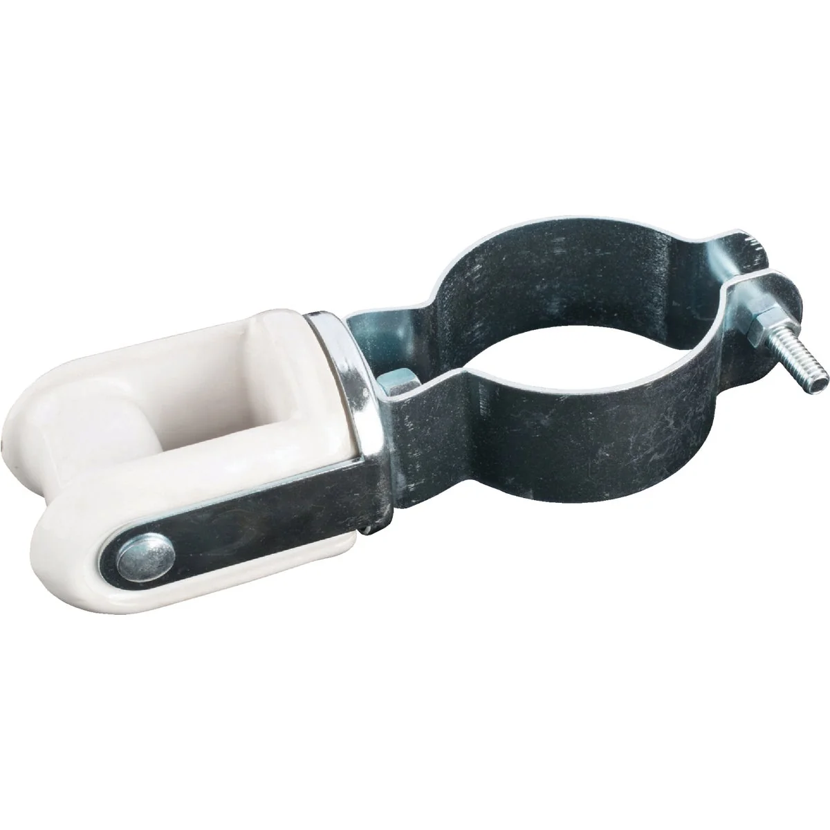 Detailed Carlon 2 In. Pipe Mount Porcelain Steel Wire Holder First-Class