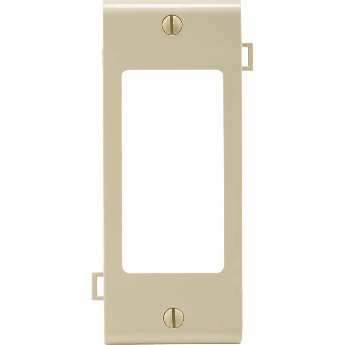 Pure Leviton 1-Gang Plastic Sectional Rocker Decorator Wall Plate Center Panel Ivory Reliable