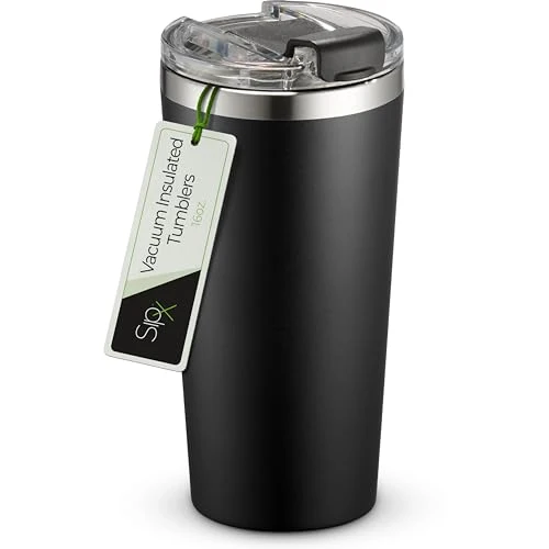 Casual 16 oz Insulated Coffee Tumbler with Leakproof Lid High-Performance