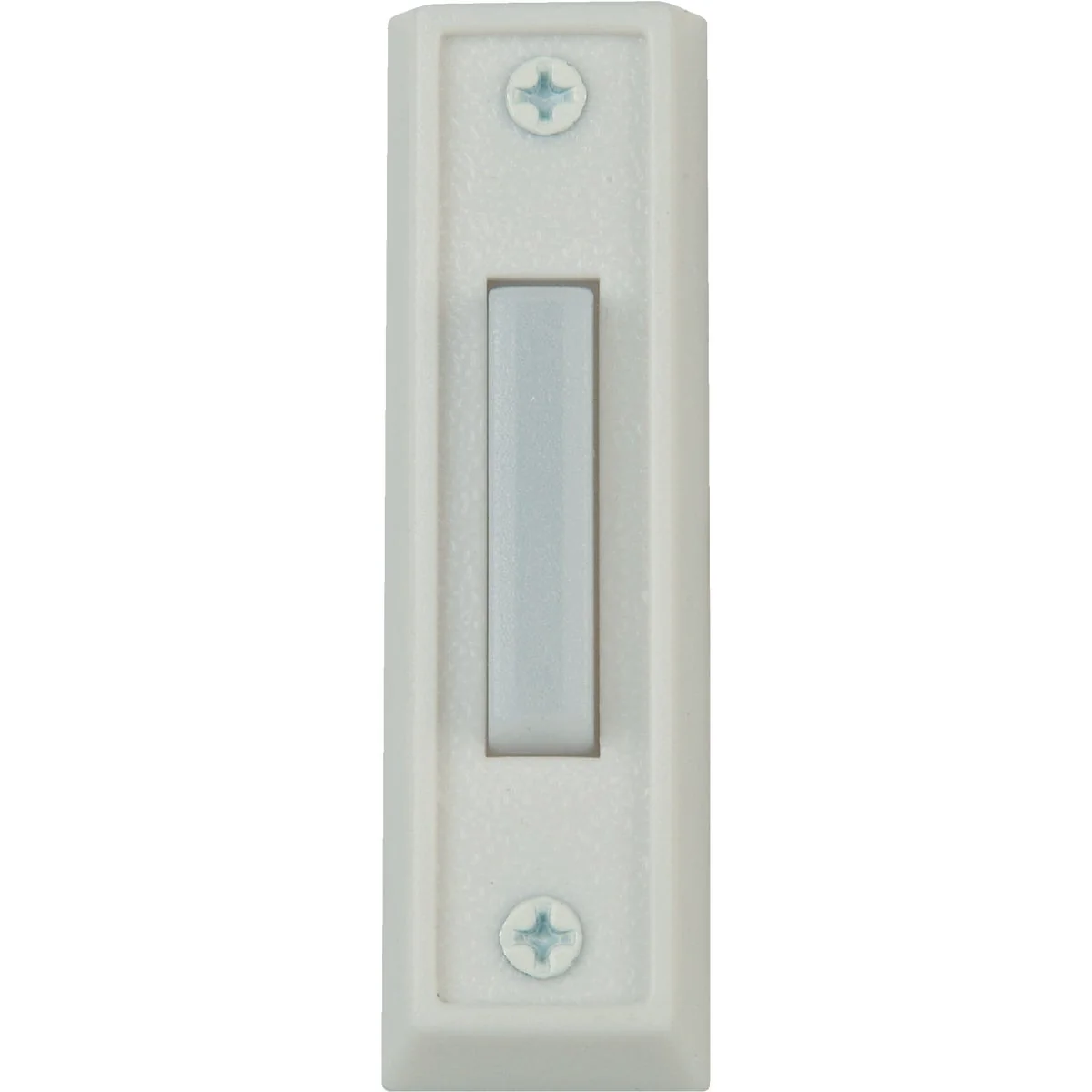 Versatile Heath Zenith Wired White Plastic LED Lighted Doorbell Push-Button Powerful