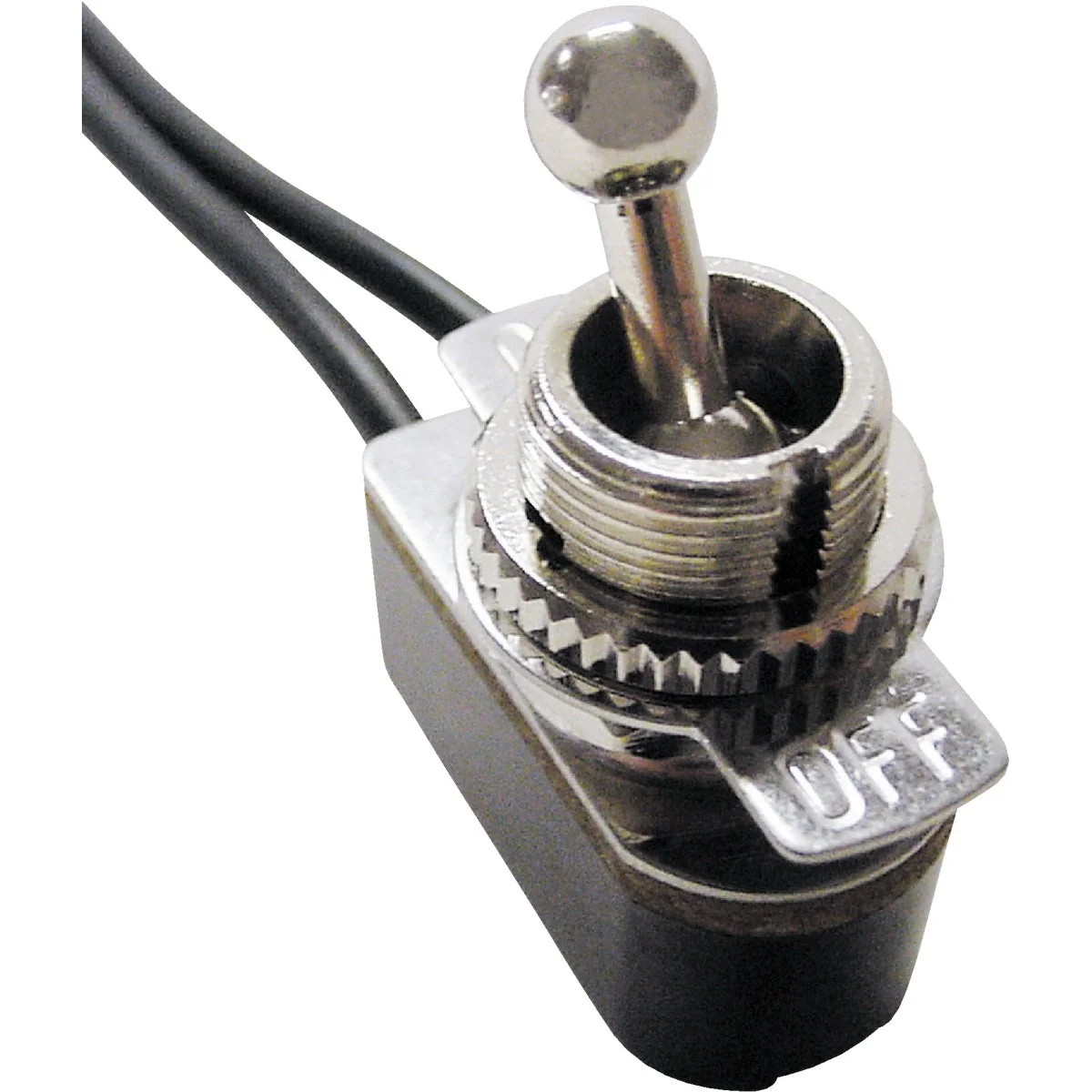 Trusted Gardner Bender Medium-Duty SPST Wire Leads Toggle Switch Pure