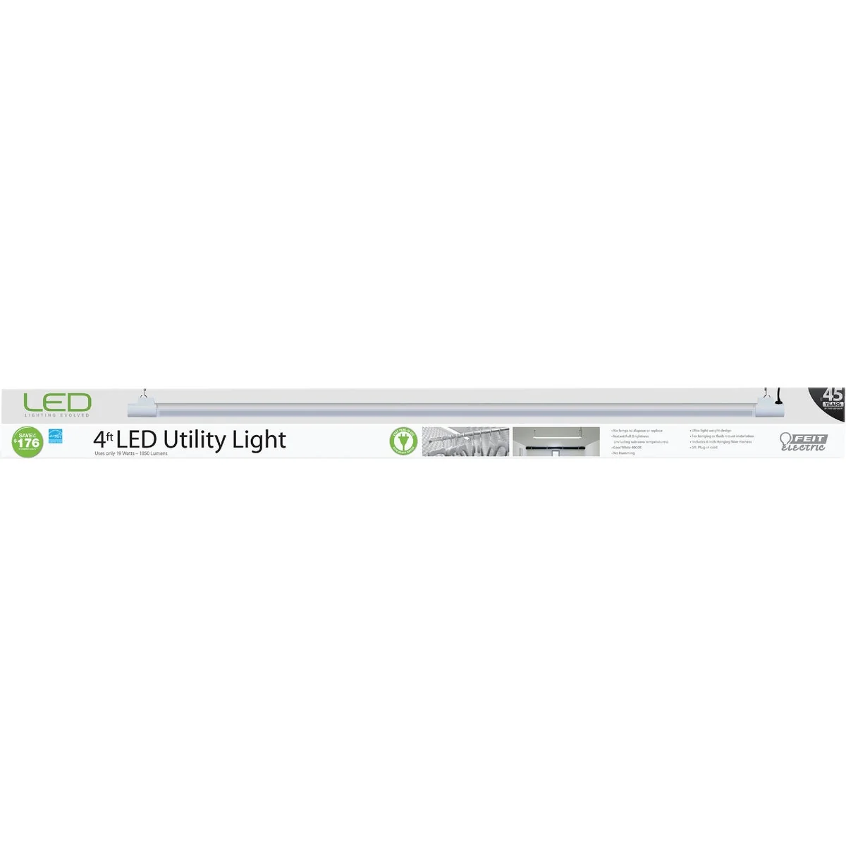 Original Feit Electric 4 Ft. Single-LED Shop Light Fixture Exclusive