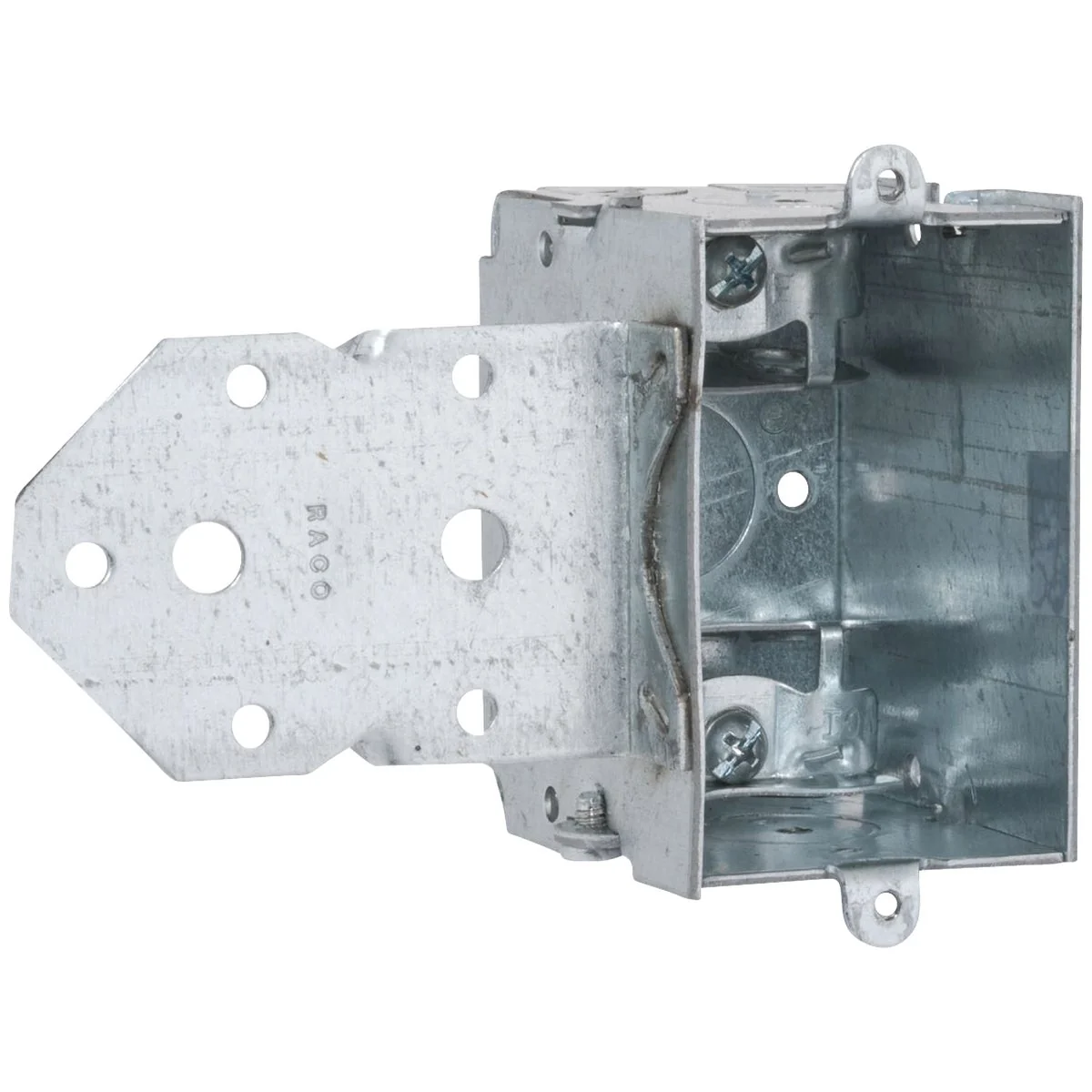 World-Class Raco 1-Gang Steel Welded Armored Cable Wall Box Flexible