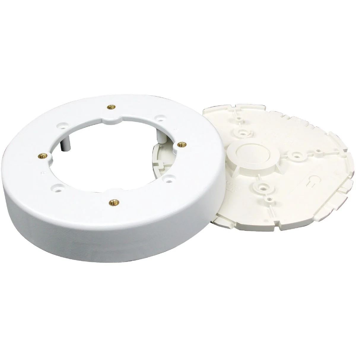 Lightweight Wiremold White Round Fixture Box Pure