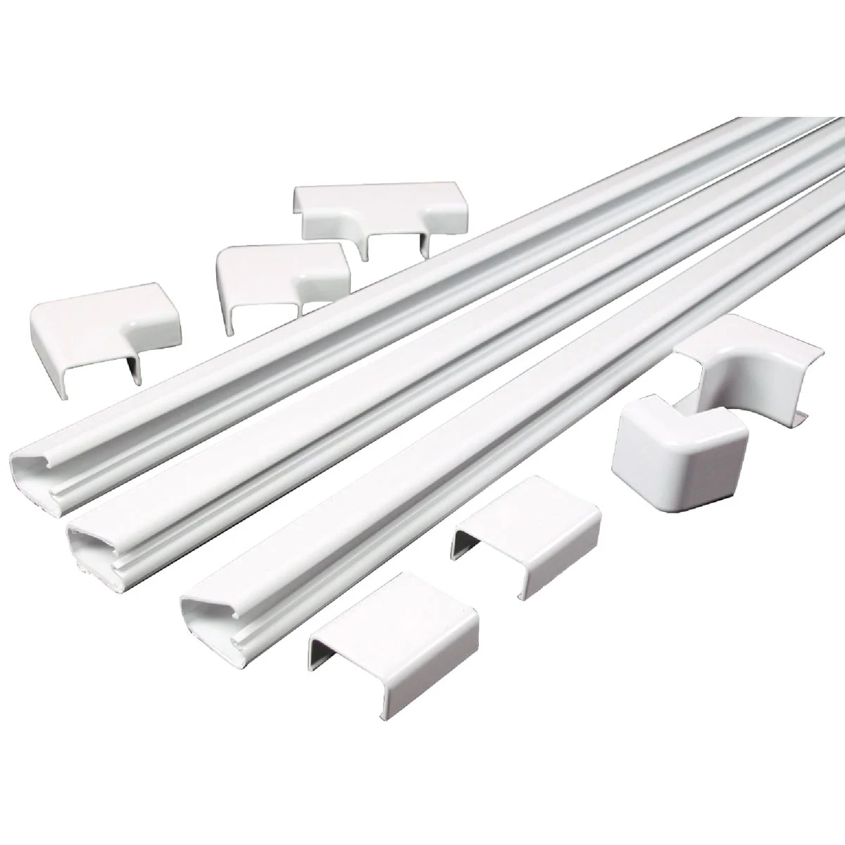 Carefully Designed Wiremold CordMate 1 In. x 4 Ft. White Channel Consistent