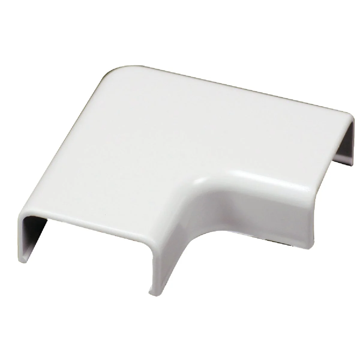 Long-Lasting Wiremold White 90 Deg Flat Elbow Enhanced