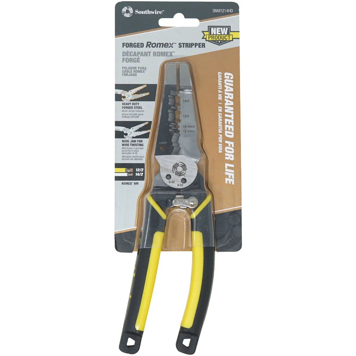 Excellent Southwire 8 In. 12 2 AWG 14 2 AWG Forged Wire Stripper High-End