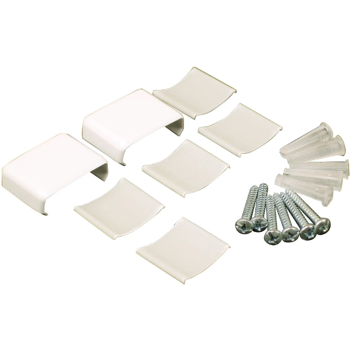 Crafted Wiremold White Wire Protector Accessory Kit Quality