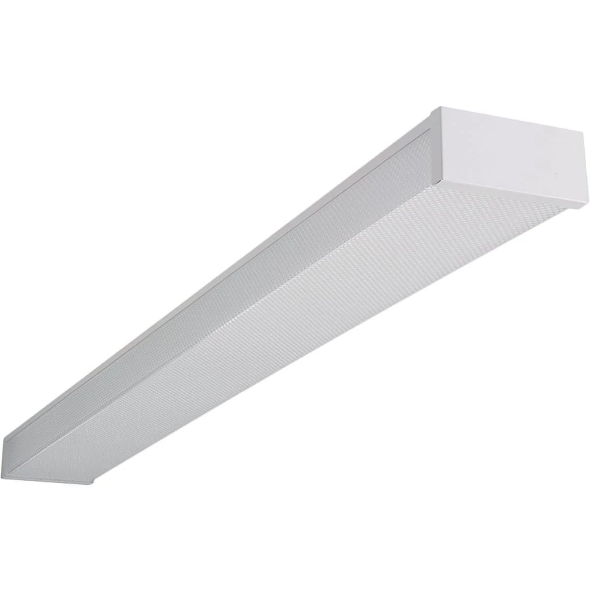 Recyclable Metalux 4 Ft. LED Wraparound Ceileing Light Fixture 3600 Lm. Minimalist