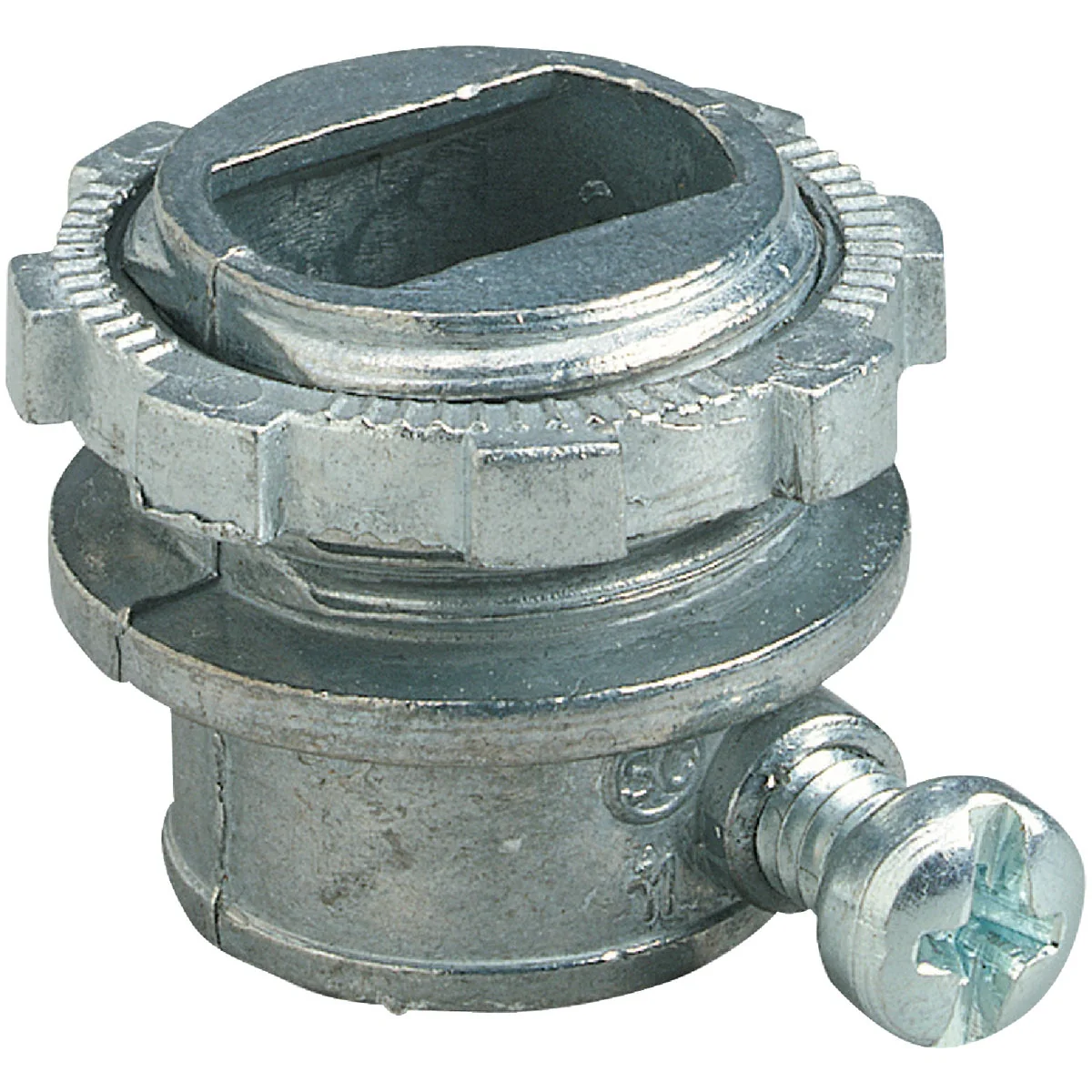 Authentic Halex 3 8 In. Set Screw Armored Cable Conduit Connector 5-Pack Verified