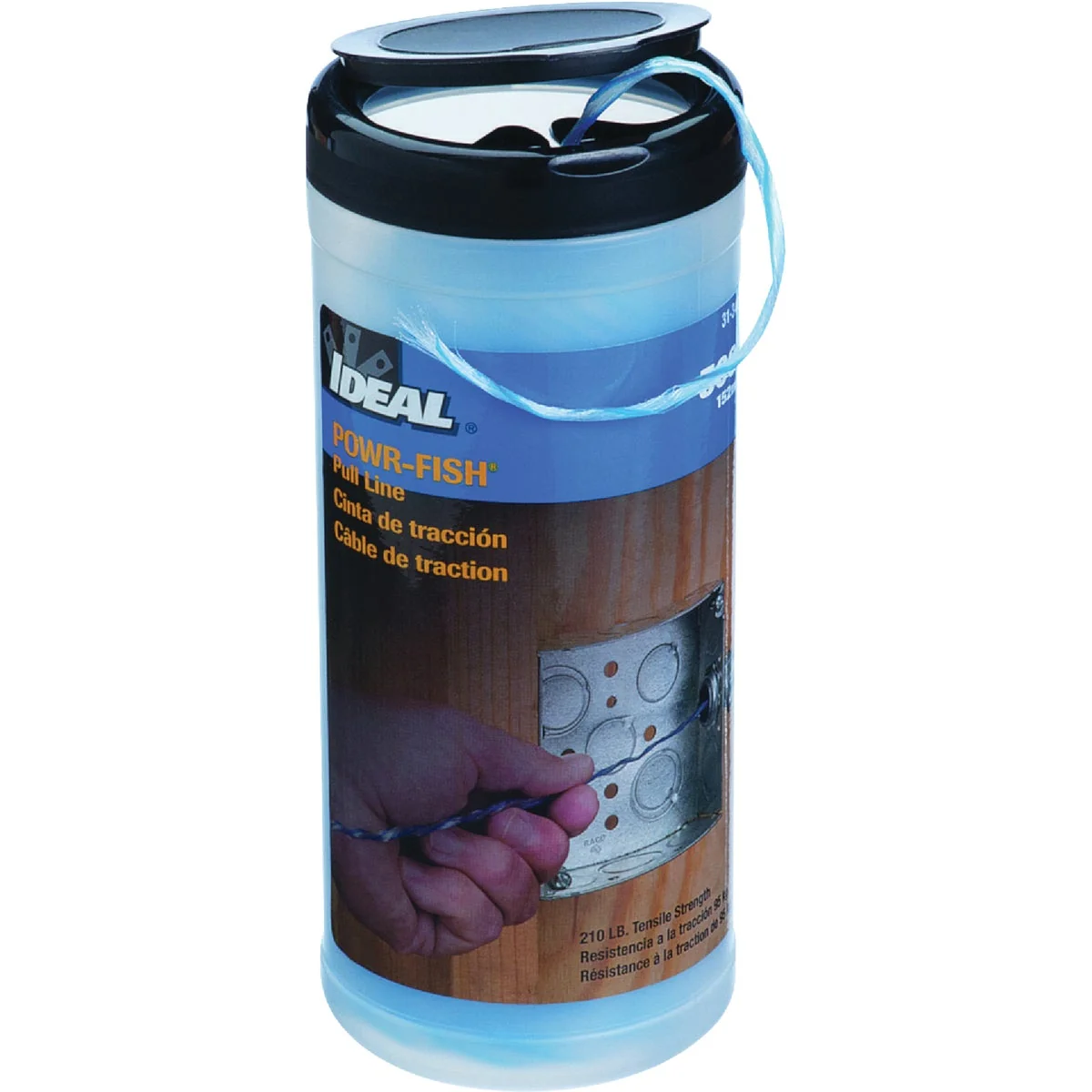 Convenient I Powr-Fish Continuous-Fiber Polyline 500 Ft. L. Wire Pull-Line Next-Generation