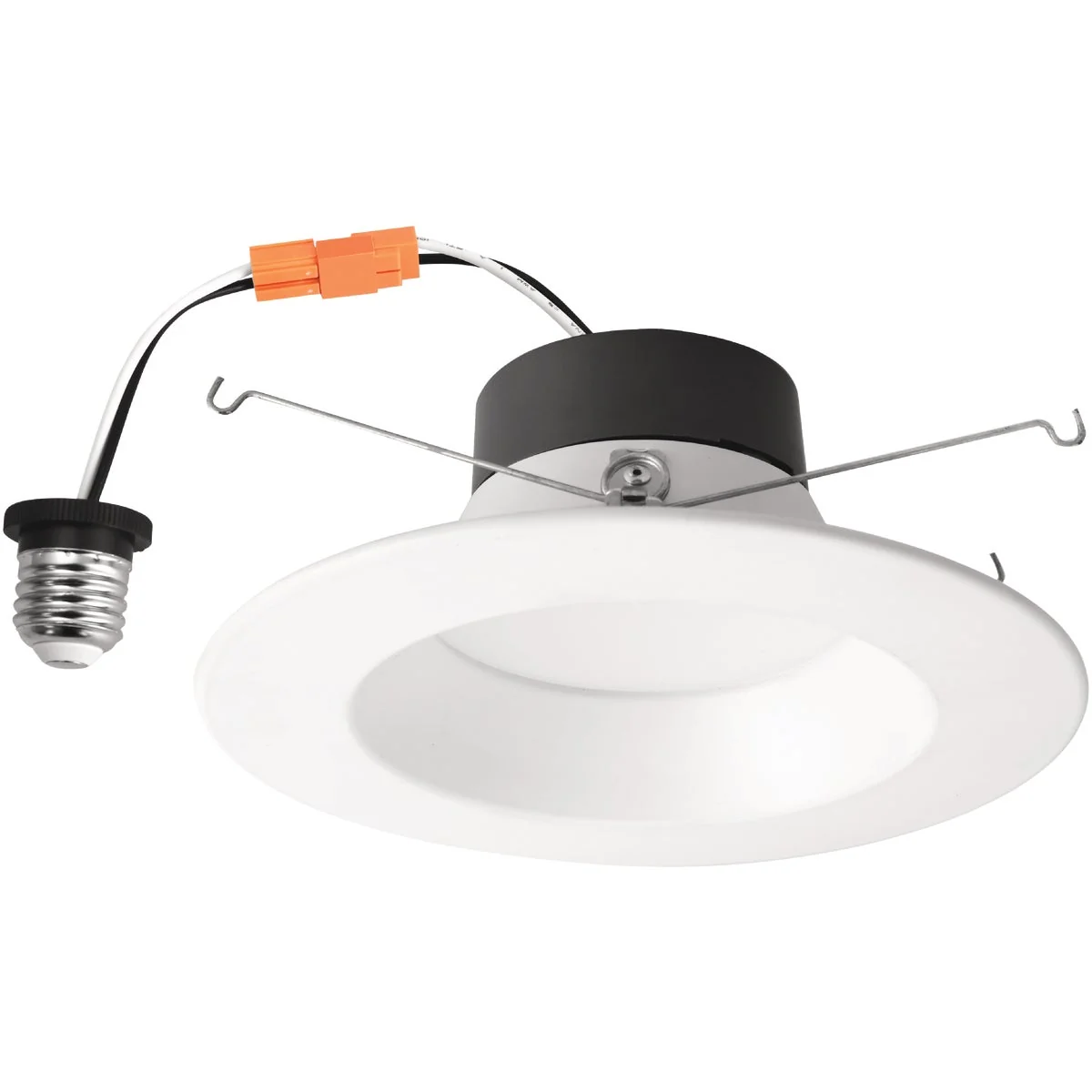 Environmentally Friendly 5 In. 6 In. Retrofit IC Rated White LED CCT Tunable Downlight with Smooth Trim 1100 Lm. Stylish