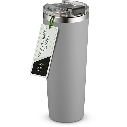 Versatile 22 oz Insulated Coffee Tumbler with Leakproof Lid Classic