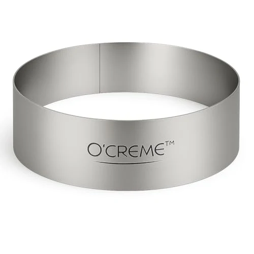 High-Quality Cake Ring Sturdy Stainless Steel Round Mousse Cake Ring Mold for Baking Versatile