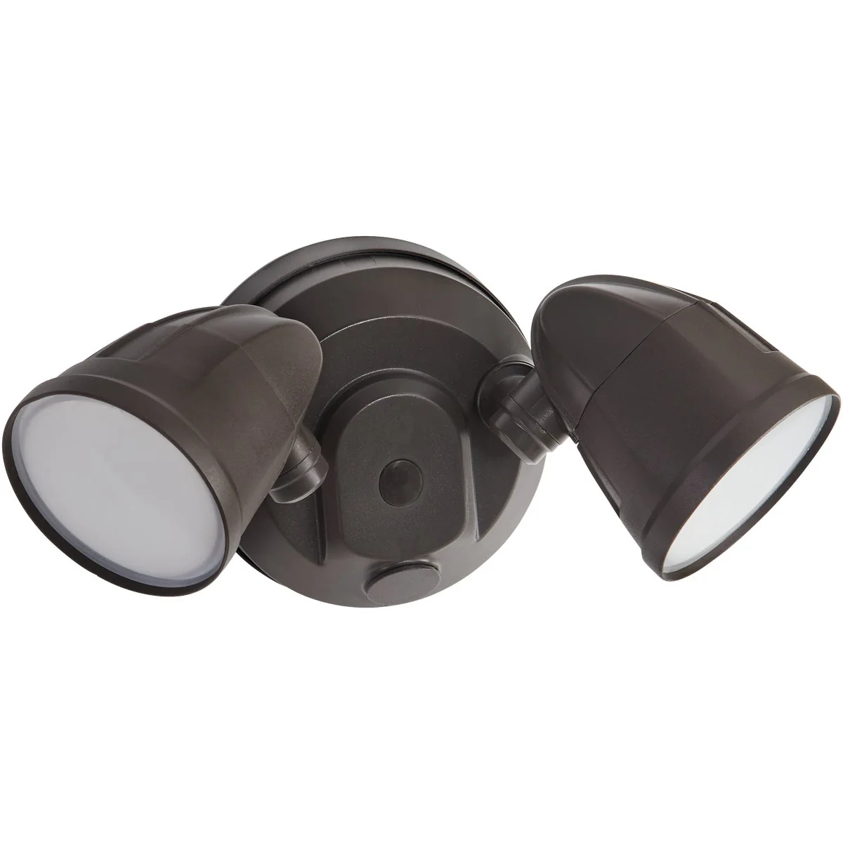 Smart Bronze Twin Head LED Floodlight Fixture Pure