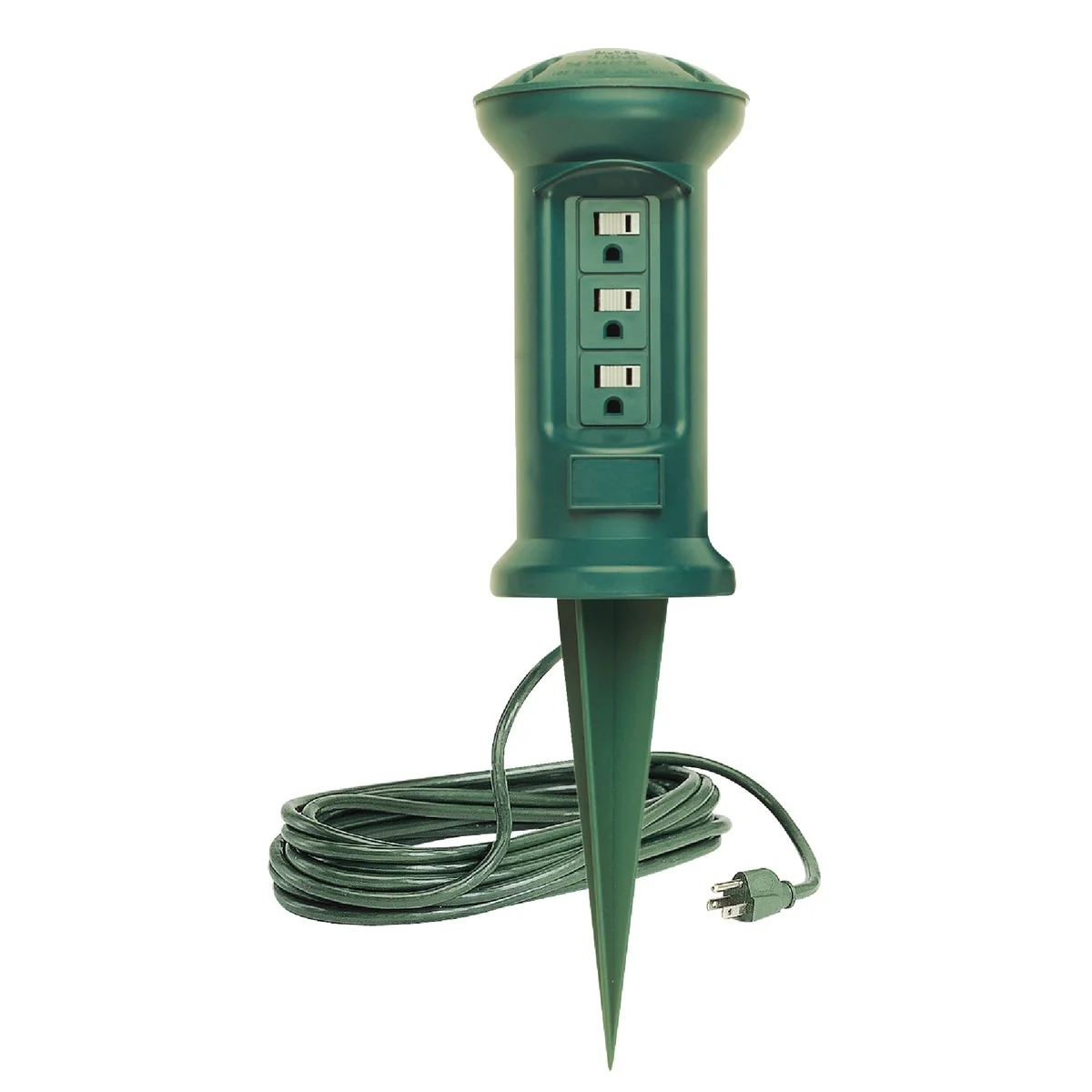 Genuine Do it 3-Outlet 13A Outdoor Power Stake with 15 Ft. Cord Convenient