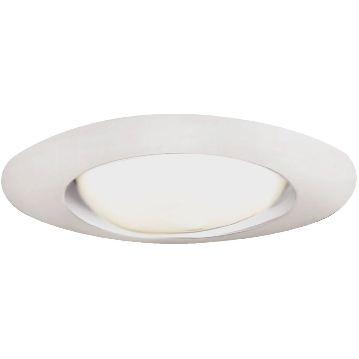 Fashionable Halo 6 In. White Open Recessed Fixture Trim Safe