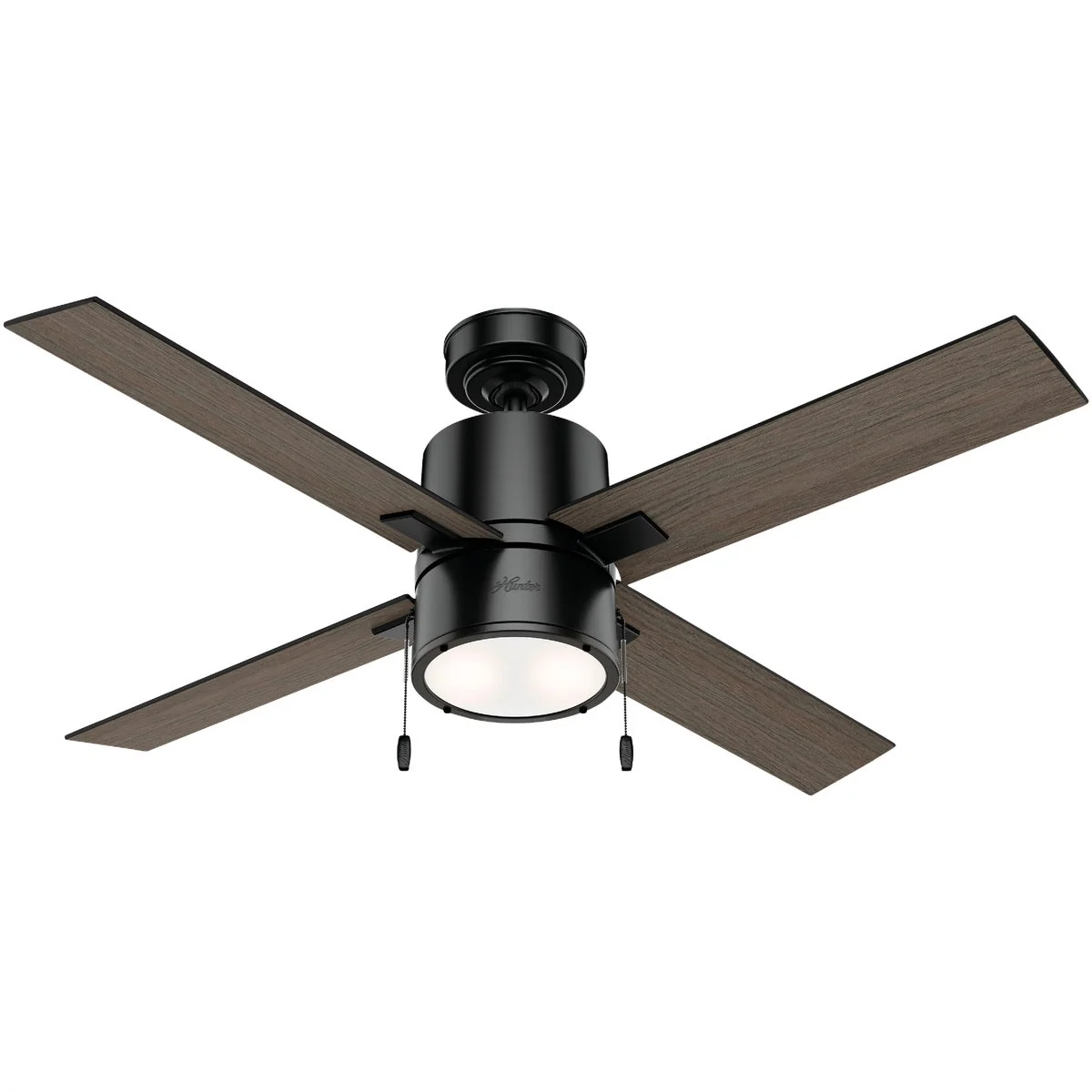 Top-Quality Hunter Beck 52 In. Matte Black Ceiling Fan with Light Kit Responsible
