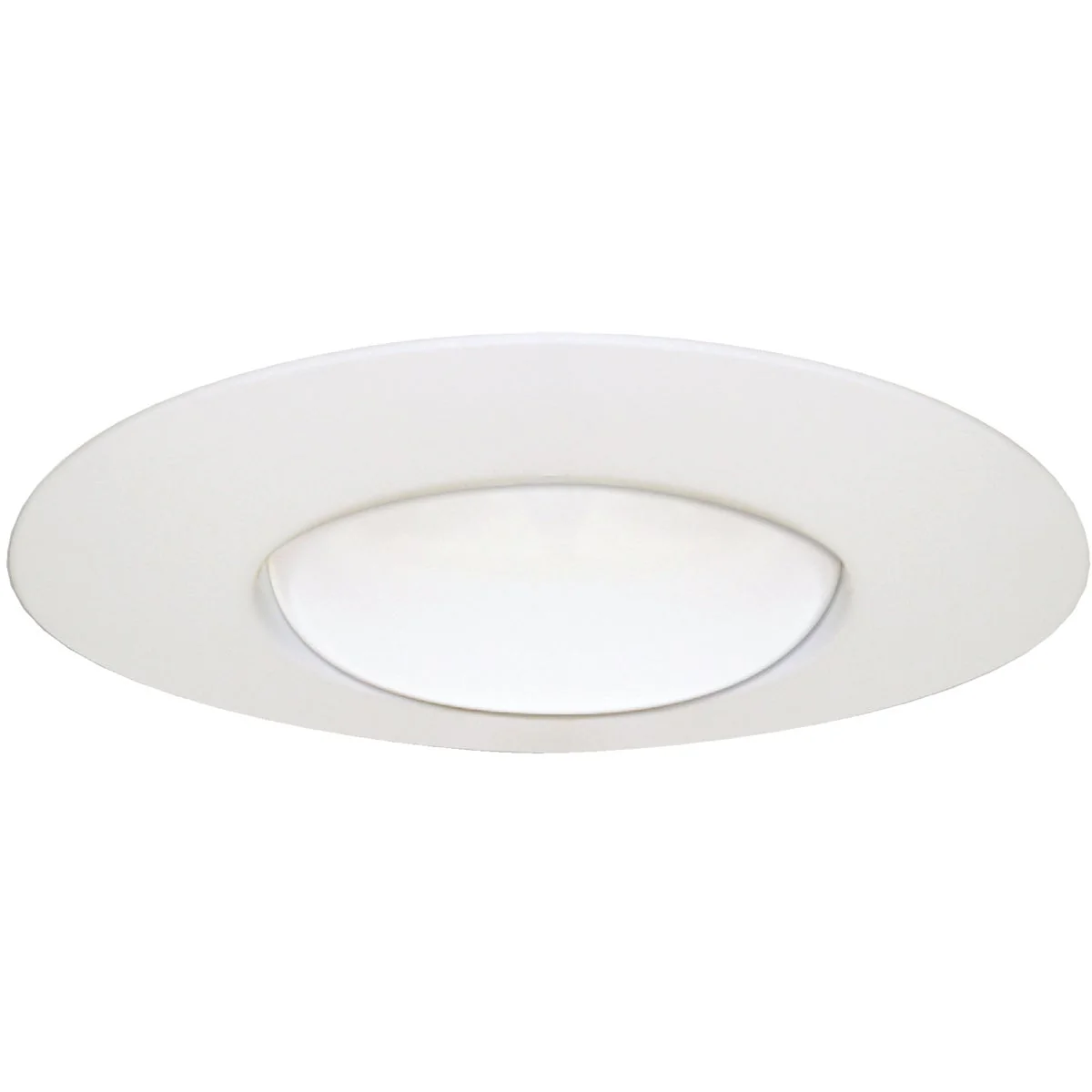 Trusted Halo 6 In. White Open Recessed Fixture Trim Natural