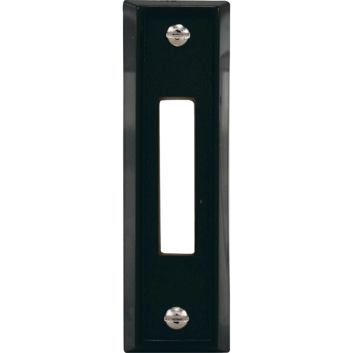 Convenient Heath Zenith Wired Black Doorbell Push-Button Organic