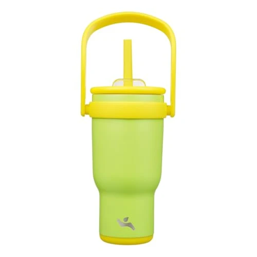 Smooth 30 oz Tumbler with Handle and Straw Specialty