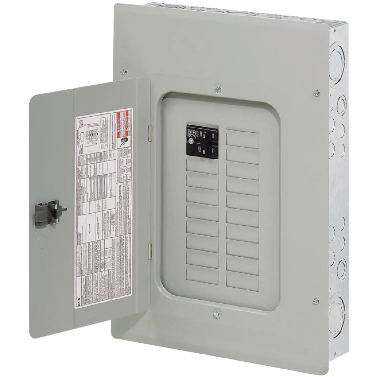 Elegant Eaton BR 100A 16-Space 32-Circuit Indoor Plug-On Neutral Load Center Effective