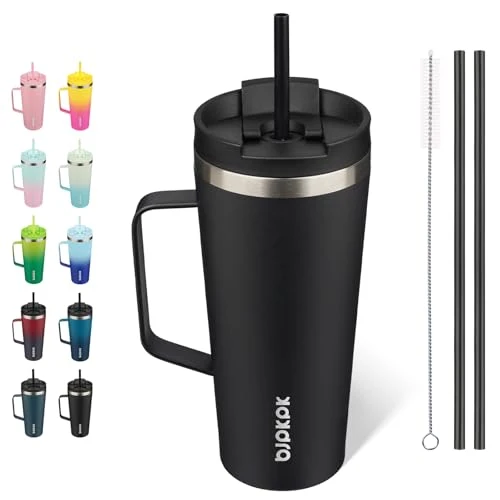Traditional 22oz Insulated Tumbler with Handle High-Quality
