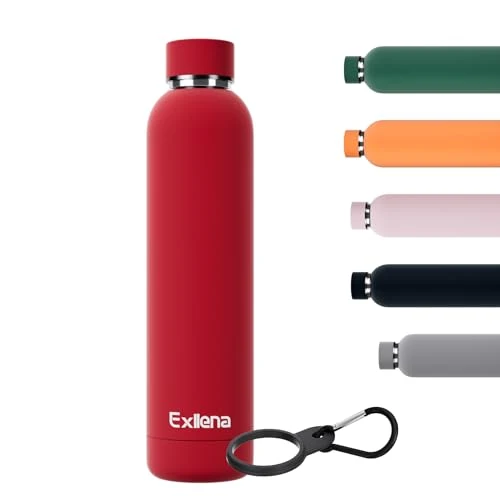 Elegant Slim Insulated Water Bottles for Travel 25oz with Clip Exceptional