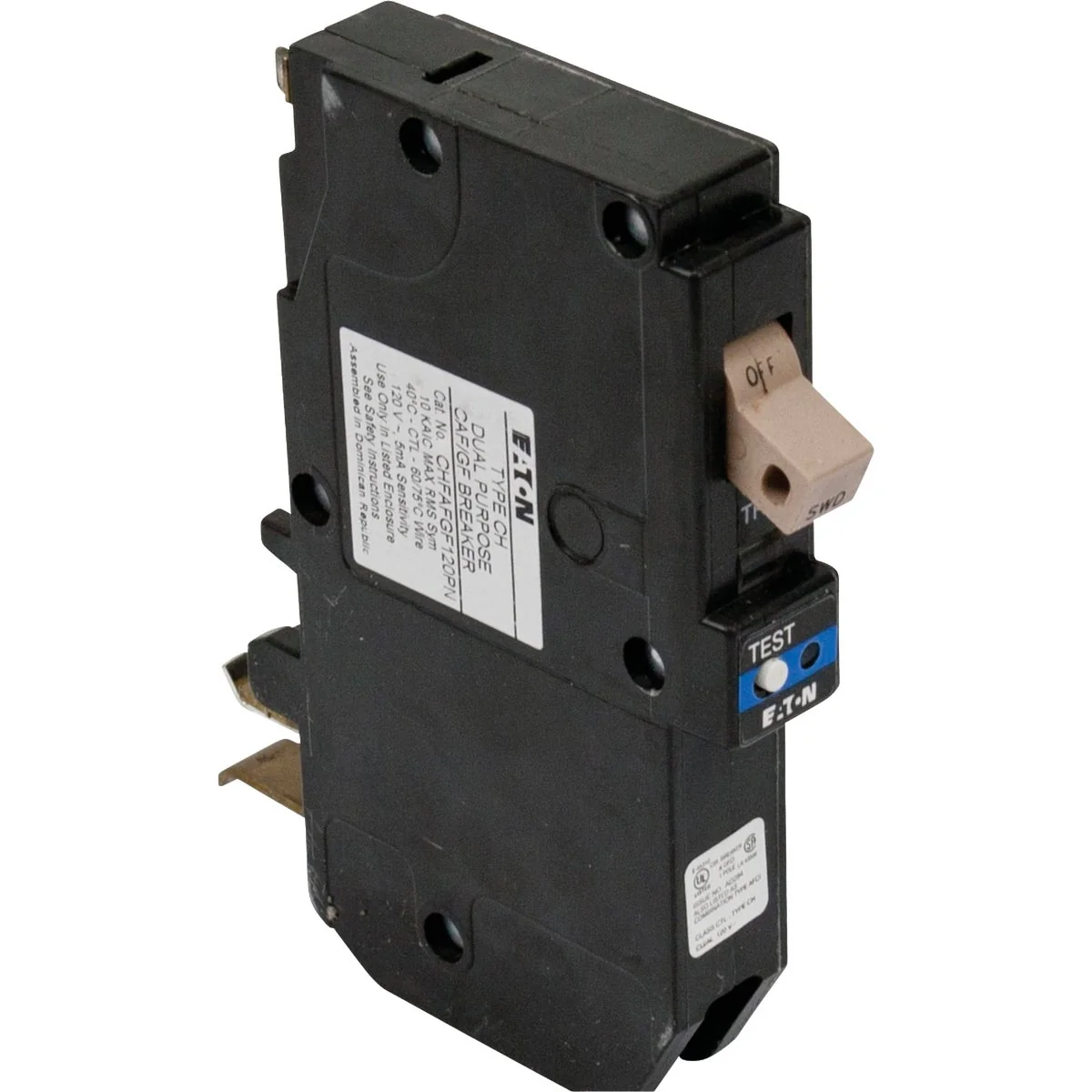 Excellent Eaton CH 15A Single-Pole AFCI GFCI Circuit Breaker Fashionable