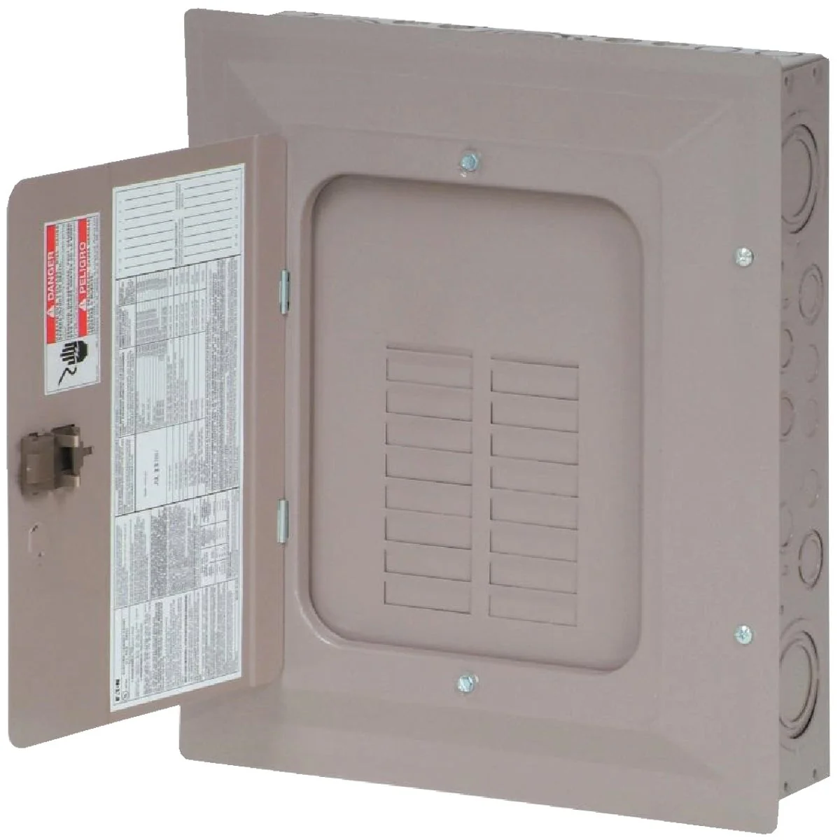 Next-Generation Eaton CH 125A 12-Space 24-Pole Indoor Plug-On Neutral Main Lug Load Center Enhanced
