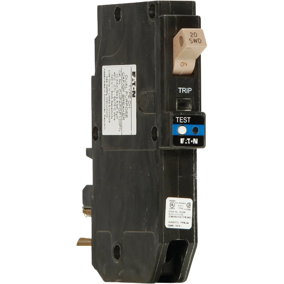 Top-Quality Eaton CH 20A Single-Pole AFCI GFCI Circuit Breaker Outstanding