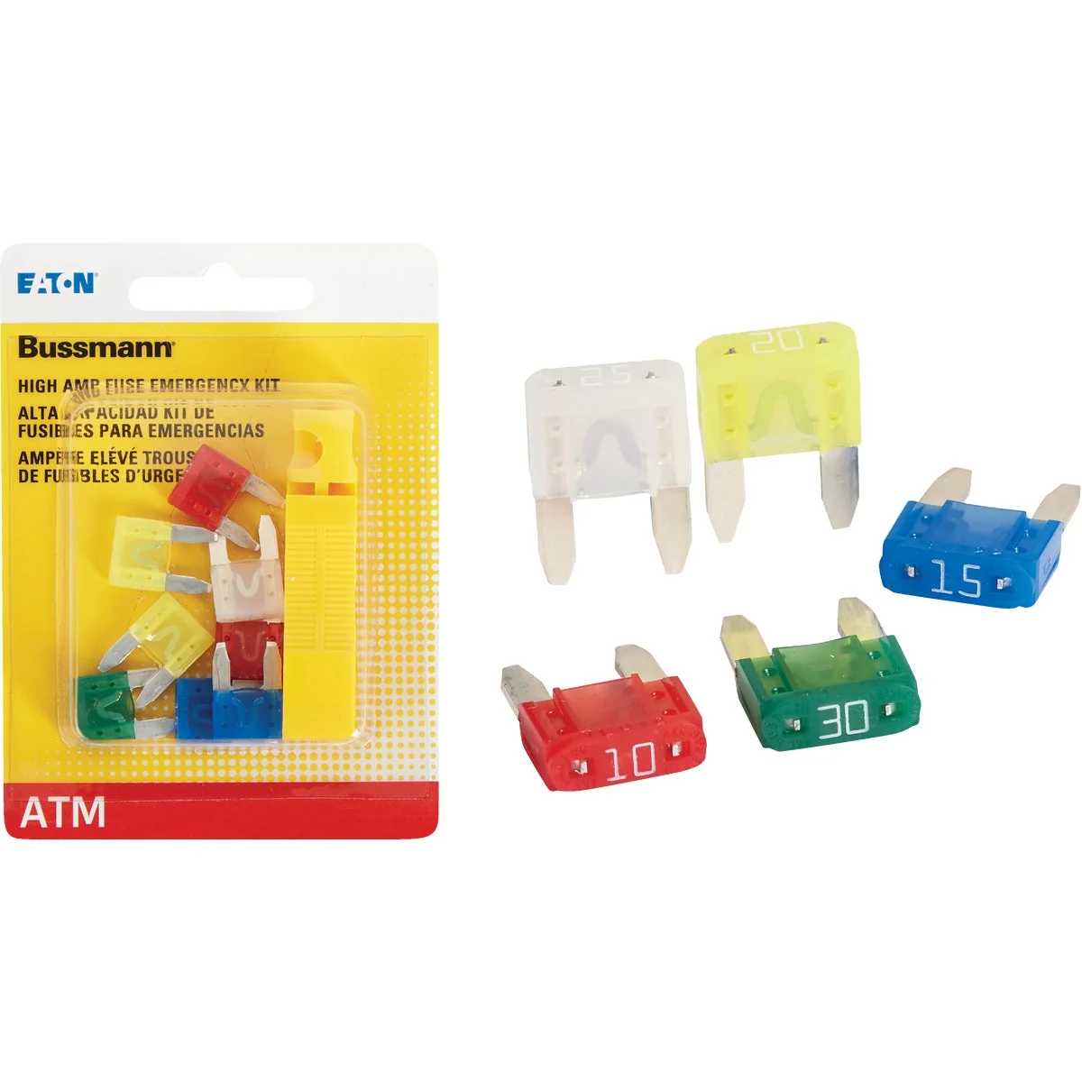 Detailed Bussmann ATM High Amp Blade Fuse Assortment Next-Generation